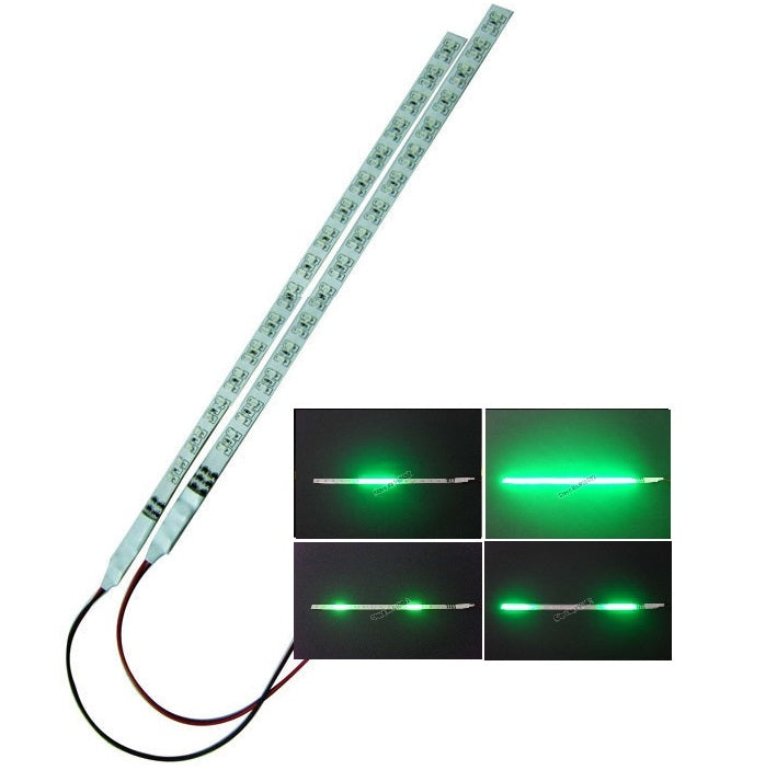 LED Knight Rider strip - GROEN - 30 cm - 12 volt LED Knight Rider strip - GROEN - 30 cm - 12 volt